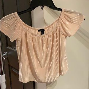 Off the shoulder crop top